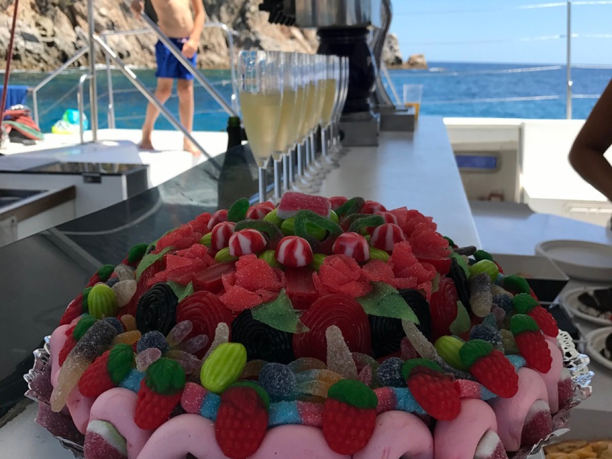 Tarta de chucherías